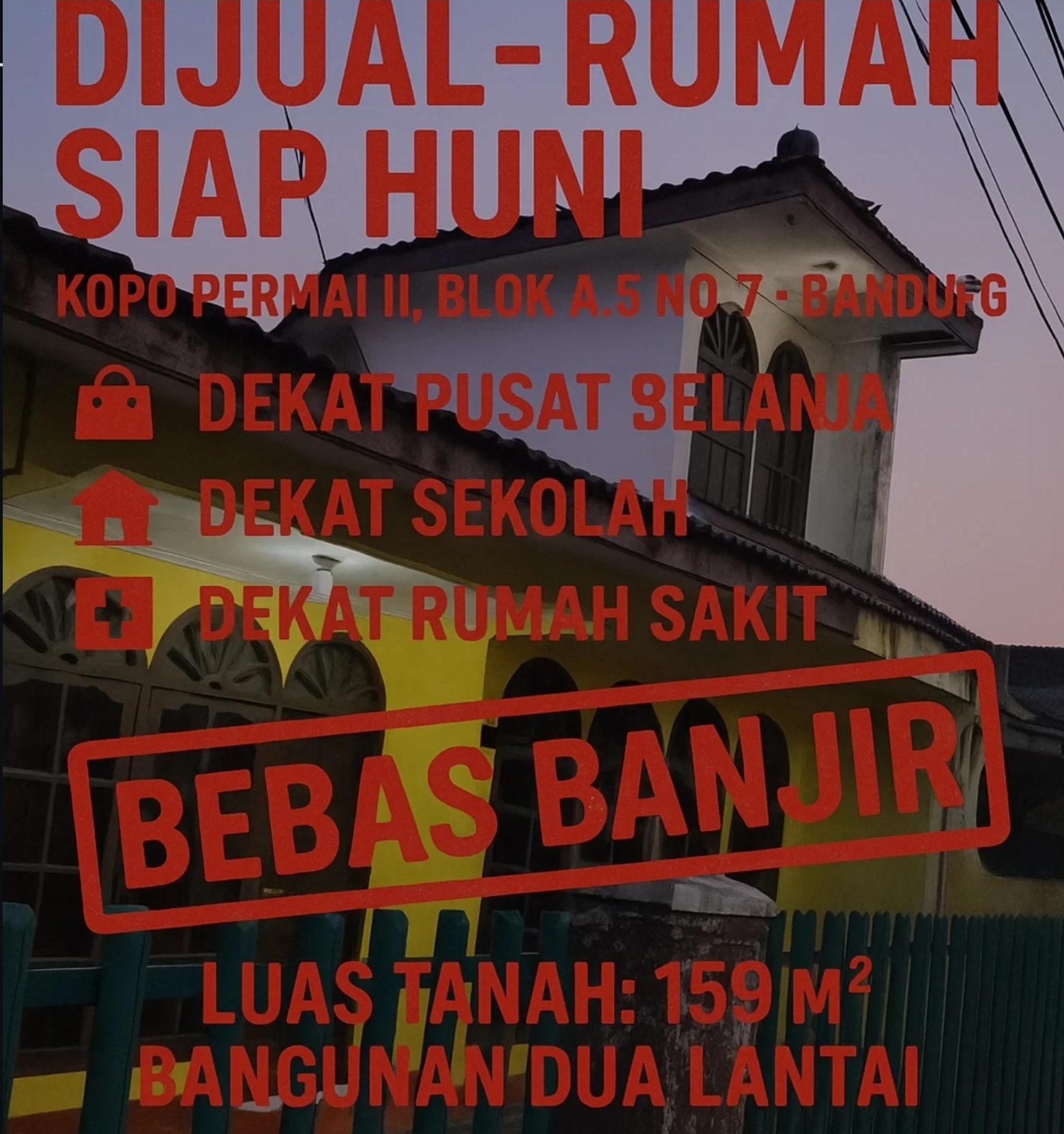 Iklan Dijual Rumah Di Kopo Permai Bandung oleh KangCerpiss seharga Rp 1.500.000.000